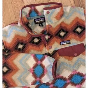 Patagonia Synchilla Aztec Snap-T Fleece Small Pullover Timber Twist Southwestern